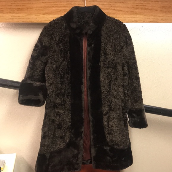 Vintage Jackets & Blazers - Vintage faux fur lined full zip down coat fashion fit casuals